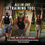 WOLF TACTICAL Adjustable Weighted Vest – WODs, Strength and Endurance Training, Fitness Workouts, Running (Black Camo)
