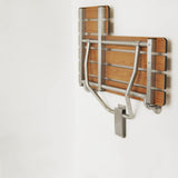 Seachrome SSR-320225-PT 32-inch ADA Folding Shower Seat Right-Handed, Teak