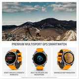 Garmin fēnix® 8, Sapphire, 47mm, Titanium, Spark Orange/Graphite