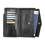 Leather Men's Wallet Long Business Retro Oxhide Large