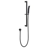 Honyi Brass Shower Slide Bar Handheld Shower Head with Hose, Bathroom Showerhead with Handle Spray, High Pressure Shower Slide Bar Height Adjustable with 59.06 Inch Stainless Steel Hose Matte Black