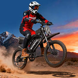 AONPO A20 PRO Electric Bike for Adults, Peak 3000W Ebike for Adults,52V 22.5AH Electric Dirt Bike,E-Bike Up to 120 Miles(PAS),17"x4" Fat Tire Hydraulic Dual Disc Brakes E Dirt Bike for Teens