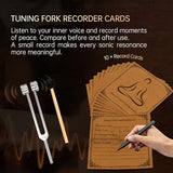 Tuning Forks for Sound Healing Set – 128Hz, 136.1Hz, 256Hz & 384Hz Weighted & Unweighted Aluminum Alloy Tuning Forks with Activator & Travel Pouch for Meditation, Yoga & Chakra Healing