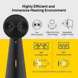 180 4K Panoramic Video Conference Camera w/ 180° & 120° View, Premium Webcam, Full Room Coverage, AI Auto Framing