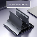 DTTLYQF Desk Vertical Laptop Stand Fixed Base Professional Stable Storage Computer Accessories Support(White-Fruit peach5)