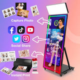 65'' Magic Mirror Photo Booth with 43'' Touch Screen