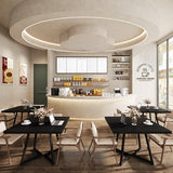 Tribesigns Square Commercial Dining Table Set of 4