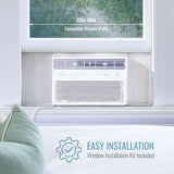 Keystone 10,000 BTU Window Mounted Inverter Air Conditioner with Quiet, High Efficiency Operation and Remote, Window AC Unit for Apartment, Living Room, Bedroom, Medium Rooms up to 450-Sq. Ft.
