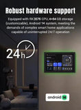 10.1" Android Smart Home Tablet with MQTT,Proximity Sensor(Black,8G RAM)