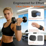 SE7EN Magnetic Ankle Weights for Women & Men | Set of 2 Weights (1 lb Each) | Adjustable Size Silicone Wirst & Leg Weights for Pilates, Yoga, Pool, Gym