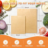 Yarmchahk 100pcs Unbleached Parchment Paper Sheets, 9x13In Precut Cooking Paper Liners for Baking Sheets, Air Fryer, Microwave, Grilling, Oven, Non-Stick,Non-Toxic, Oil Proof, Food Grade