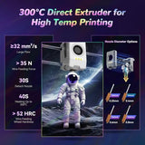 FLASHFORGE AD5X Multi-Color 3D Printer with IFS, 600mm/s High Speed, 300°C High Temp Direct Extruder, Fully Auto Leveling