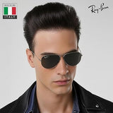 Ray-Ban RB8089 AVIATOR TITANIUM Sunglasses with Official Eyewear Kit