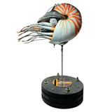 MechPuConToy 3D Metal Nautilus Bionic Mechanical Model Surrealistic Creative Collectible Kits, for Teens and Adults (Finished Version)