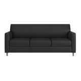 Flash Furniture Hercules LeatherSoft Sofa, Black