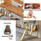 IKVODEOS Computer Desk Home Office Solid Wood Computer Desk
