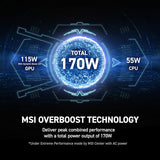 msi Crosshair A16 HX 16” 2.5K QHD+ 240Hz Gaming Laptop