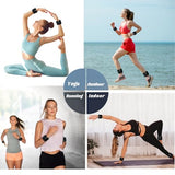 2Lbs Wrist Ankle Weights for Women - Wearable Arm Leg Bangles Weight Set of 2(1Lb Each) Adjustable Weighted Wristbands for Home Gym Workout, Walking