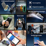 33W 5G Rugged Phone Unlocked, 36GB+256GB/2TB MediaTek Dimensity 7050+ Gaming Phone
