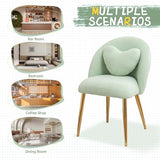 Hobooment Vanity Chair,Accent Makeup Comfy Cute Desk Girls Fluffy Chairs