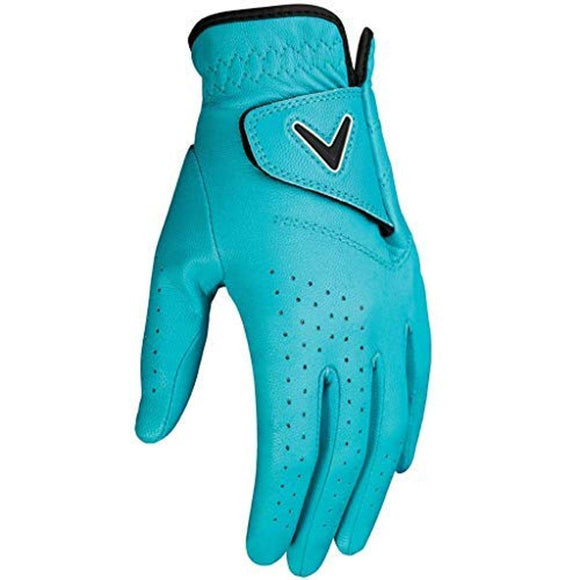 Callaway Golf Opti Color Glove (Worn on Left Hand, Ladies, Medium, Teal)