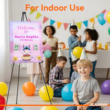 Easel Stand for Wedding Sign Stand, 66 Inch Portable Picture Stands for Display