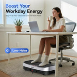 HTM Vibration Plate Exercise Machine - 330lbs Weight Capacity, 120 Speed Levels, Full Body Workout Shake Board for Home Fitness