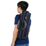 Portable Waterproof Fishing Rod Case Carrier with Reel Storage - Travel Tackle Bag Backpack with Adjustable Strap