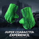 neexan Incredible superhero toys for superhero birthday party superhero hand, soft plush kids superhero gloves, Christmas, party gifts(Green)