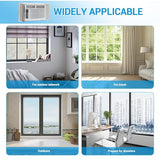 Towallmark Window Air Conditioner 6000 BTU - Cools Areas Up to 250 Sq. Ft., with Dehumidifier, Fan, ECO Mode, Auto-Restart & 3 Speeds for Home