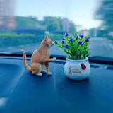 Fun Cat Car Decorations - Rear View Mirror Ornament & Interior Accessories