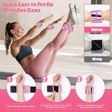 Ankle Weights Set of 2 (1 lb Each) Adjustable Wrist Weights for Women Men Wearable Arm Leg Weight for Pilates, Running, Walking, Workout, Yoga, Pink