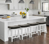RNKSFX Counter Height Bar Stools Set of 6 for Kitchen Counter