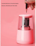 Electric Pencil Sharpener Blade to Fast Sharpen USB/Battery-Powered and Easy to Use Operated in School Classroom/Office/Home