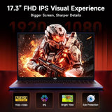 NIMO 17.3" AI Laptop, 12 Cores AMD Ryzen AI 9 HX 370 32GB RAM 1TB SSD