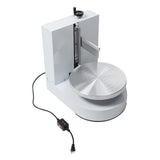 200W Automatic Cake Decorating Machine, 4-12 inch Birthday Cake Cream Spreading Machine Cream Smooth Coating Decoration Adjustable Speed w/LCD Display for Cake Shops, Dessert Shops (White)