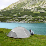 Bessport Camping Tent for 2 Person, Lightweight Backpacking Tent Waterproof Windproof Two Doors Easy Setup Double Layer Outdoor Tents for 3 to 4 Seasons, Suitable for Outdoor,Hiking,Camping