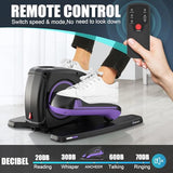 ANCHEER Under Desk Elliptical Machine - Quiet Pedal Exerciser for Seniors, Office & Home, Low-Impact Seated Leg Workout Equipment, Smart LCD Display, Remote Control