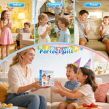 Upgraded Kids Video Walkie Talkies 2 Pack, 1100FT Long Range, Large Screen, Voice & Text Chat, Gaming, Camera, Voice Changer, Christmas Stocking Stuffers Gifts for Boys Girls Outdoor Camping