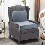 Lxztayuk 20x20x4 Inch Recliner Cushions for Elderly, Gray Extra Large Seat Cushion, Non-Slip Recliner Cushion