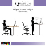 Series Electric Sit-Stand Straight Desk | Commercial Grade Height Adjustable Desk