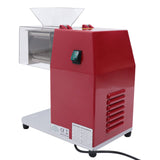 JDINAAS 1100W Commercial Meat Cutting Machine, Meat Shredding Machine with Transparent Glass Cover and 4 Rubber Feet for Cutting Any Boneless Meat, Chicken 14.17 x 8.66 x 18.11 Inches