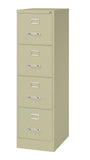 Commercial 4 Drawer Letter Width Vertical File Cabinet, 22