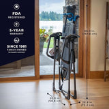 Teeter FitSpine X3 Inversion Table, Deluxe EZ-Reach Ankle System, Back Pain Relief Kit, FDA-Registered (X3A2) Teeter