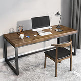 LSSOAZZVVN Home Office Solid Wood Computer Desk and Chair Set, for Reading