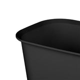 5.5 Gallon Rectangular Wastebasket Easy to Clean Open Top Durable Home Kitchen Trash Bin