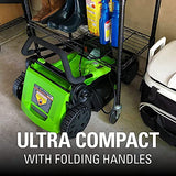 Greenworks 48V (2 x 24V) 17" Brushless Cordless Lawn Mower + 24V Drill / Driver, (2) 4.0Ah USB Batteries (USB Hub)