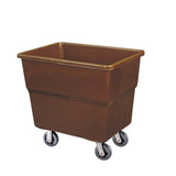 Commercial Laundry Cart, Heavy-Duty Plastic Linen Trolley for Hotel Housekeeping, Hospitals and Institutional Use