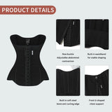 MISTHIN Waist Cincher Trimmer Belt Girdle Workout Shapewear Tummy Control Shaper Waist Trainer for Women (Black, XX-Small)