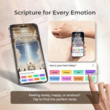 BELELA Daily Bible Verse NFC Bracelet for Women – Tap or Scan to Read Scripture on Phone, Christian Mother’s Day Gift for Mom & Loved Ones, Inspirational Christian Jewelry